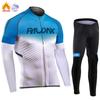Winter Cycling Jersey Set Men Thermal Fleece Cycling Clothing Black Road Bike Suit MTB Uniforme Bicycle Maillot Ciclismo