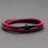 Simple Style Men Rope Bracelet Double Layer Survival Braclet Homme Accessories Boyfriend Gift Magnet Buckle Pulsera Hombre Joias