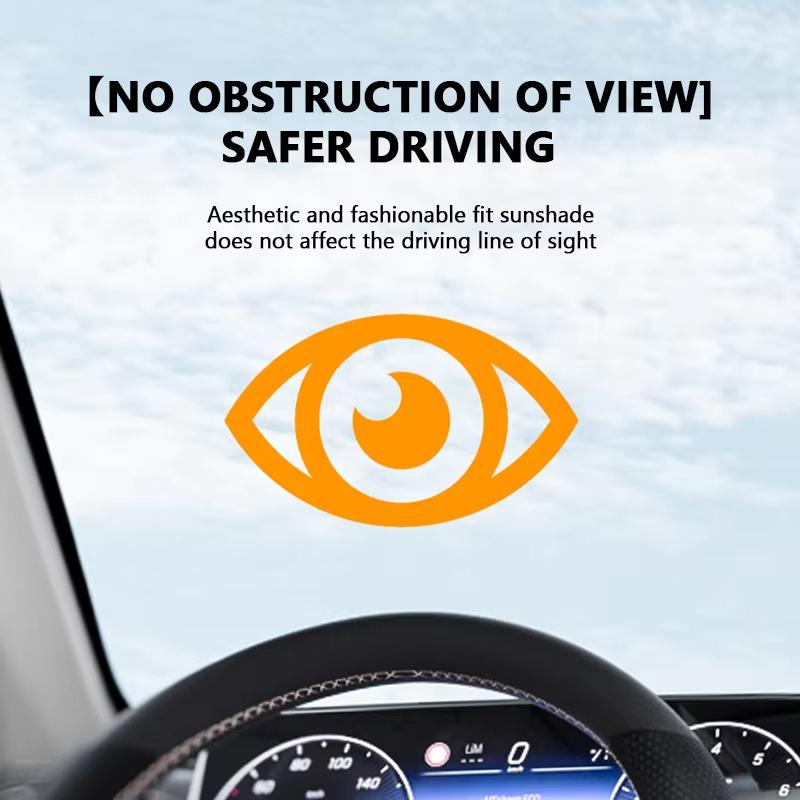 Sun Visor Car Glasses Holder Premium Leather Wear-Resistant Sunglasses Protective Box Auto Eyeglasses Storage Case Glasses Case