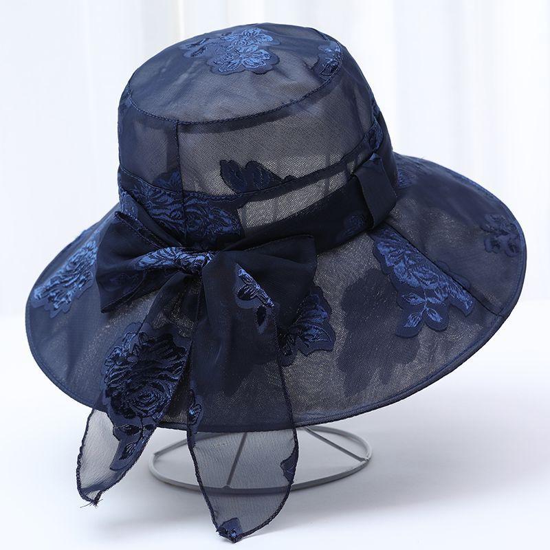 Middle Aged and Elderly Hat Women's Summer Sun Hat Fisherman Hat Old Sun Hat Middle-aged Beach Hat