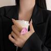 Delicate Floral Open Rings Calla Flower Adjustable Size Perfect For Layering And Gifting
