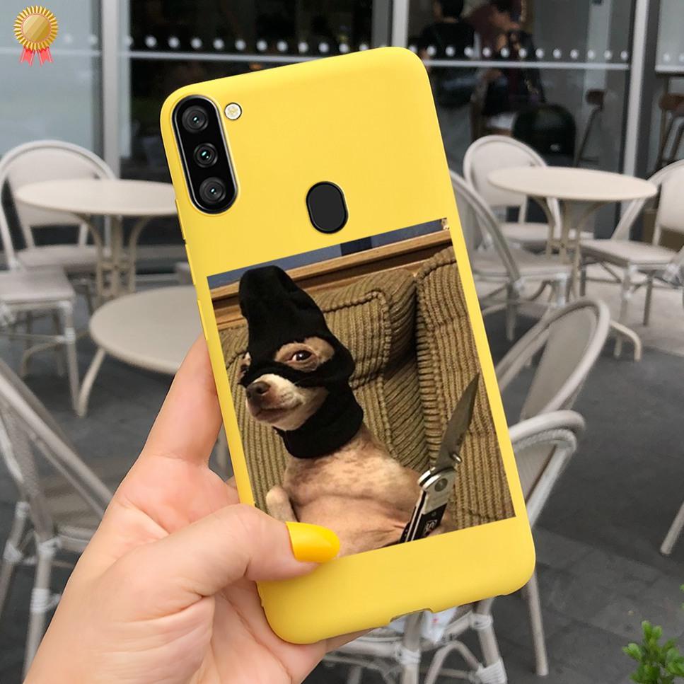 For Samsung Galaxy A11 Case Boy Girl Funny Cartoon Cat Women Silicone Back Case For Samsung Galaxy A 11 SM-A115F 6.4 Funda Cover
