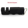 Compact Portable Knife and Sharpening Stone Set for Household and Outdoor Use