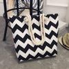 Large Capacity Canvas Bag Women's Shoulder Bag Going Out To Work Shopping Commuting Large Bag Embroidered Canvas Tote Bag