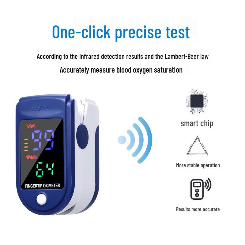 Cross-Border Finger Clip Pulse Oximeter: TFT Display, Blood Oxygen Saturation, Heart Rate Monitor.