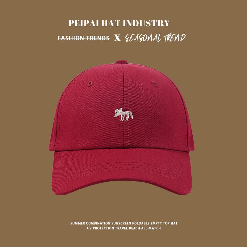 Baseball cap student couple breathable face small sunscreen cap adjustable