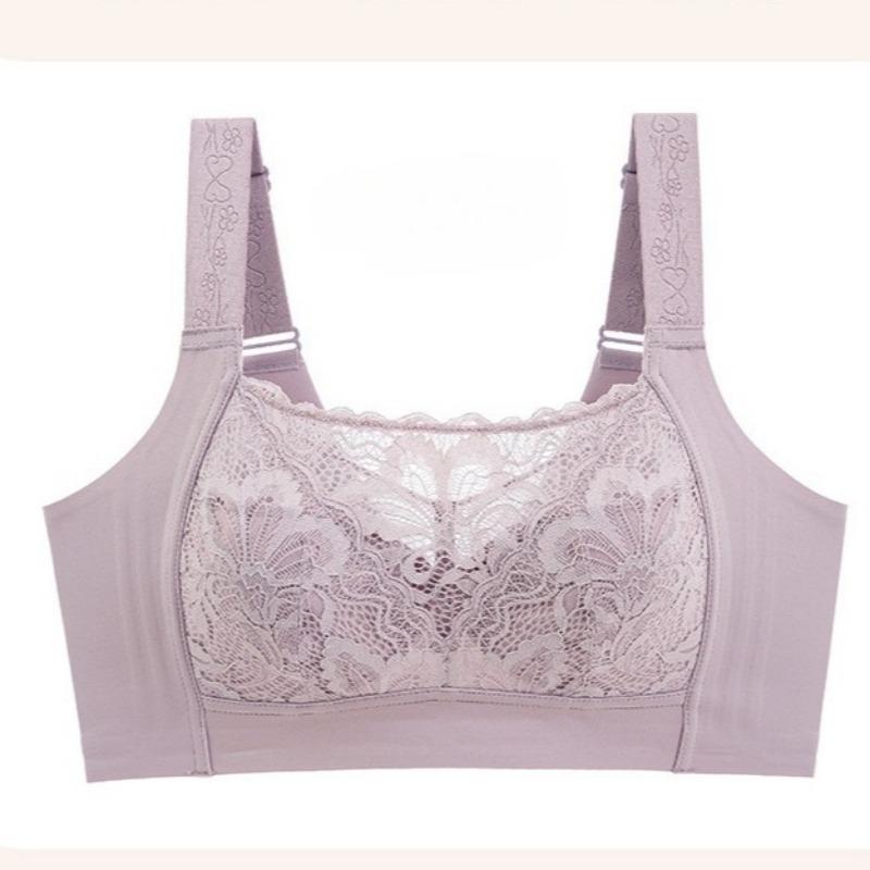 Seamless Foundation Bra for Women Push-up and Shaping Bra Side Boob Reduction and Anti-sagging Bra Makes Large Breasts Appear Smaller