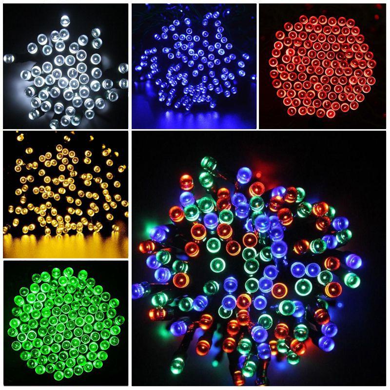 Radiant Solar Powered Led String Fairy Lights For Outdoor Christmas And Party Dcor