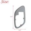 2 Gray Interior Door Handle Bezels for Chevy Truck 95-99 (New)