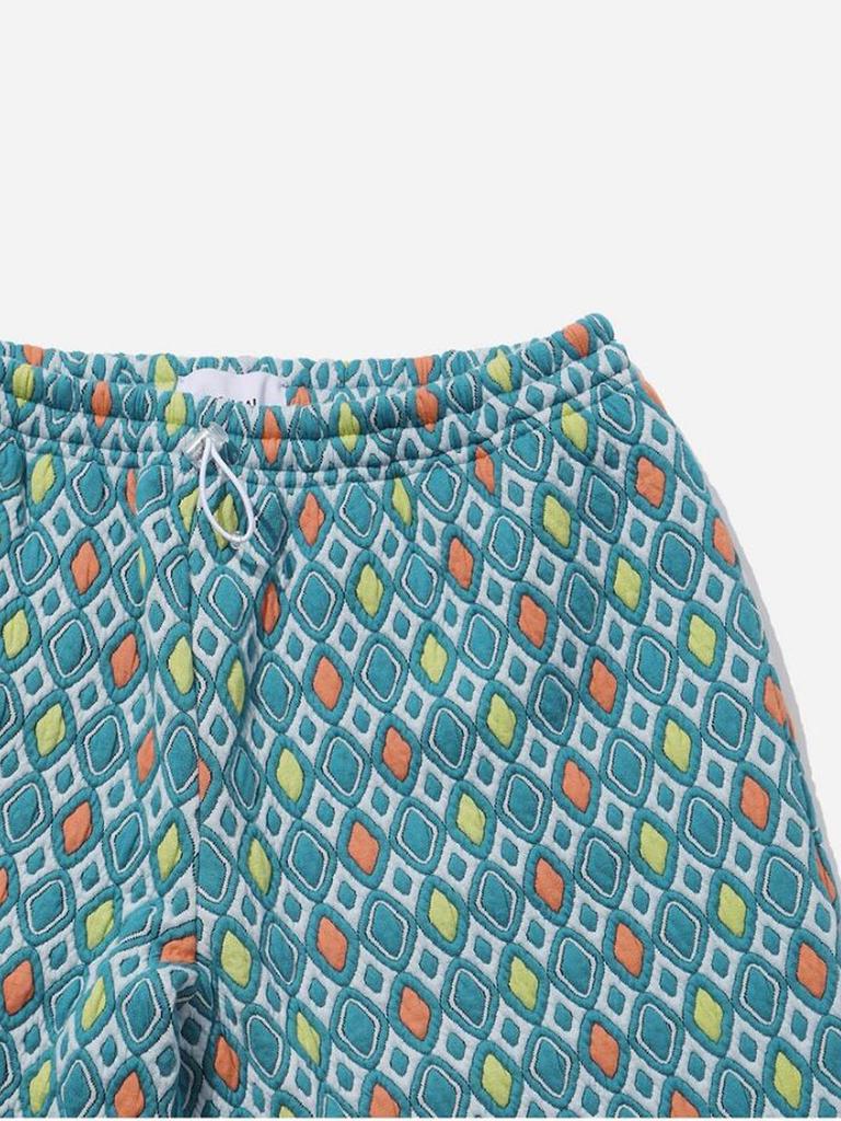 PLADS7 Super Loose Fit Arlecchino Jacquard Pants_M238Cpt604M