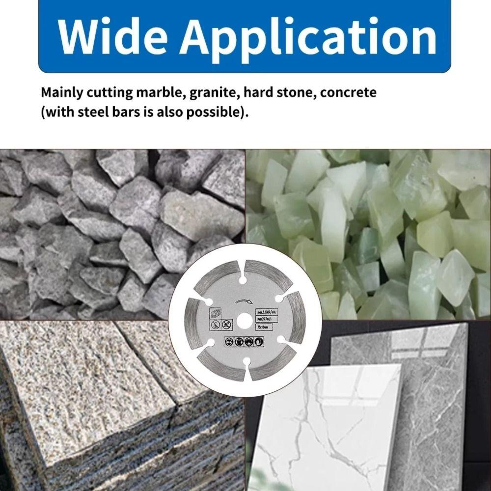 New 75mm Stone Cutting Disc Mini Ultra-thin Saw Blade Ceramic Concrete Marble Cutting