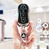 Fashion Tpu Car Key Case Shell Housing Ring Holder Fob For Geely Tugella Fy11 Keychain Remote Protection Cover Accessories