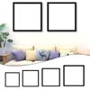 1pc Solid Wood Square Photo Frame Decorative Oil Painting Photo Frame For Bedroom Living Room Home Decorations