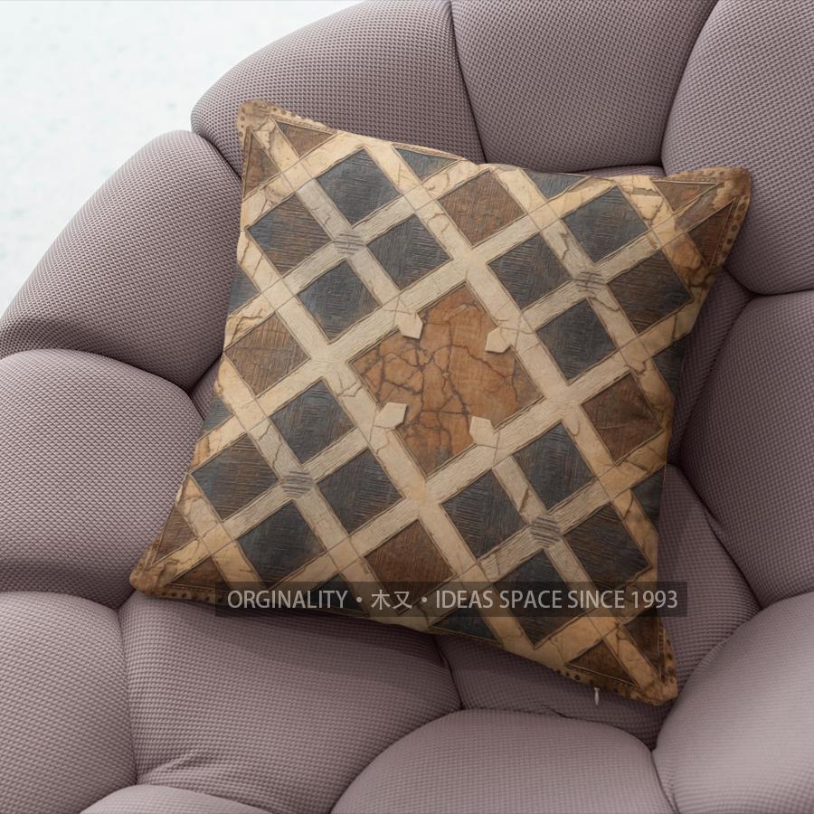 Rustic Farmhouse Geometric Throw Pillow Covers Pattern Cushion Cover Suitable For Sofa Bedroom Car Pillow Cover