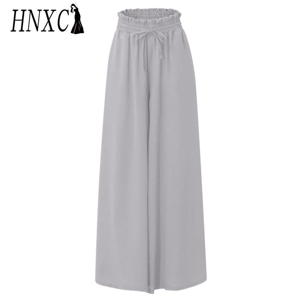 HNXC Damenmode, lässig, einfarbig, bedruckt, Hosen und Caprihosen