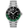 Starfish 1000 Series Quartz Movement 300 Meters Waterproof Men's Watch Watch 40mm Black Dial Stainless Steel Case Steel Strap T1208521105100