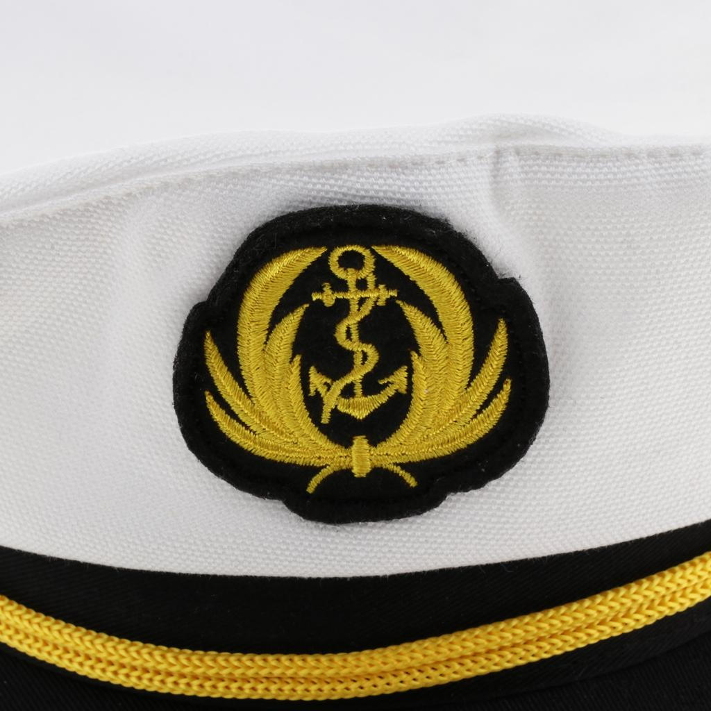 Yacht Hat Sailor Cap for Adults, Adjustable