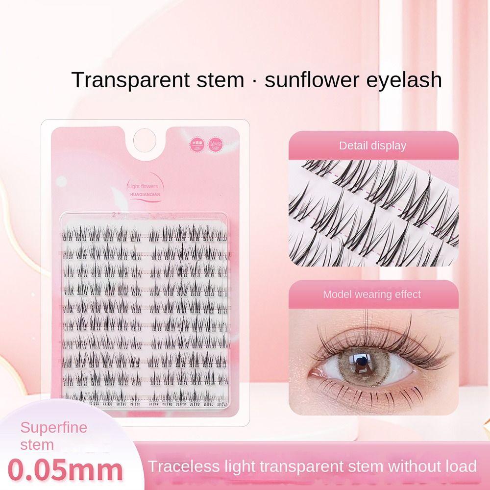 Eye Makeup False Volume Eyelashes Self-Adhesive Eyelash Extension Fake Eyelashes  Women Beauty