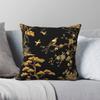 French Aesthetic Golden Pillowcase Polyester Linen Velvet Creative Zip Decorative Throw Pillow Case Home Cushion Case