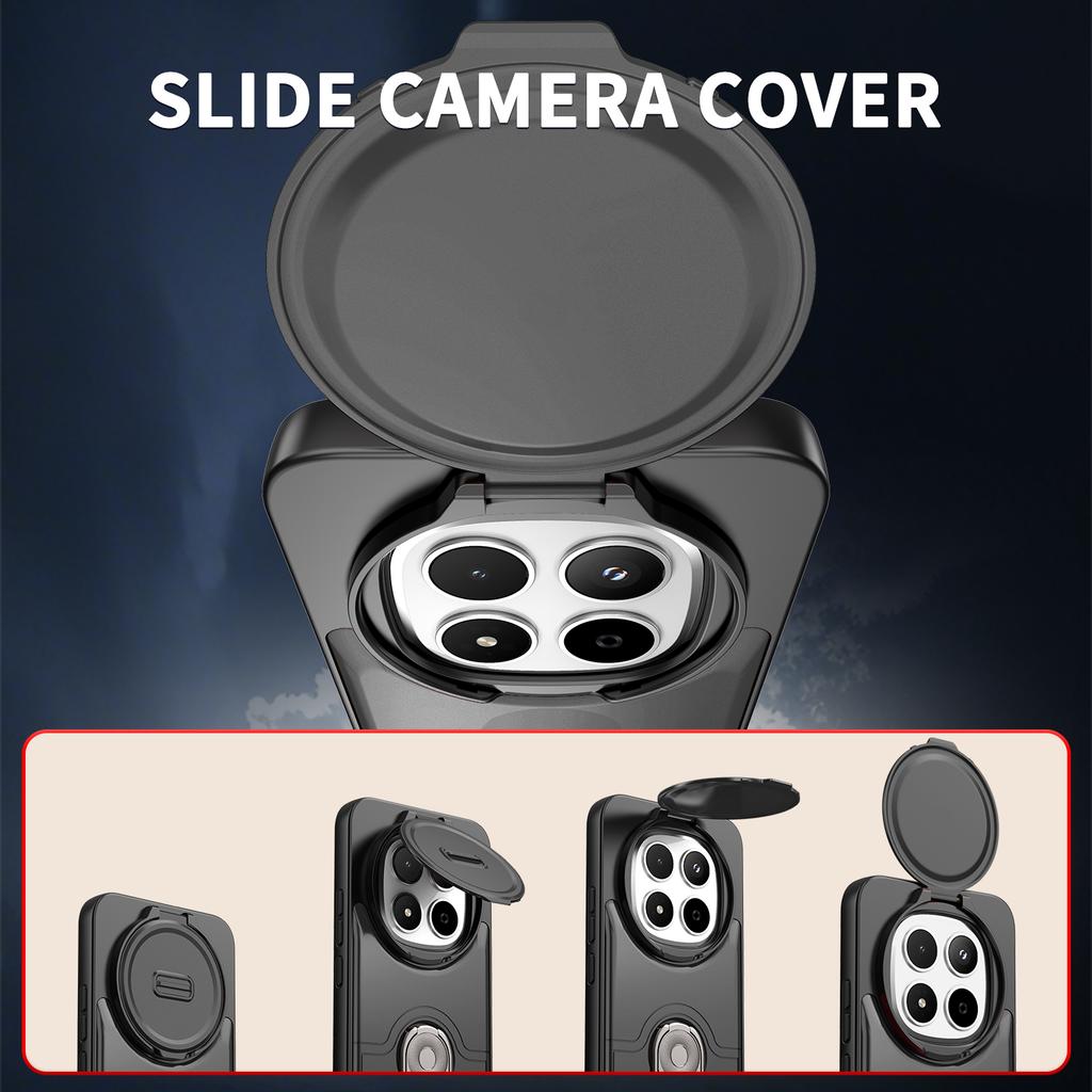 Adjustable Stand Holder Strong Armor Case for Xiaomi Redmi Note 15 Pro 5G Note 14 Pro Plus 4G Note15 Note14 Protective Cases