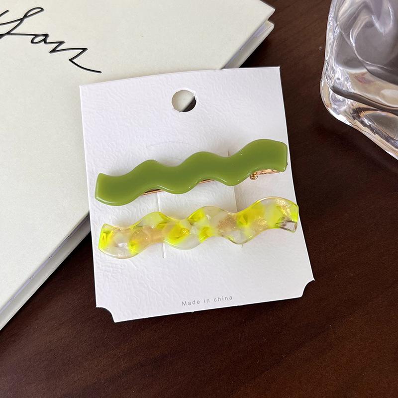 

UXSL Ретро Волна Красочный Ацетат Набор Заколок для Волос для Женщин Девушек Темперамент Элегантные Заколки Декорация Аксессуар для Волос