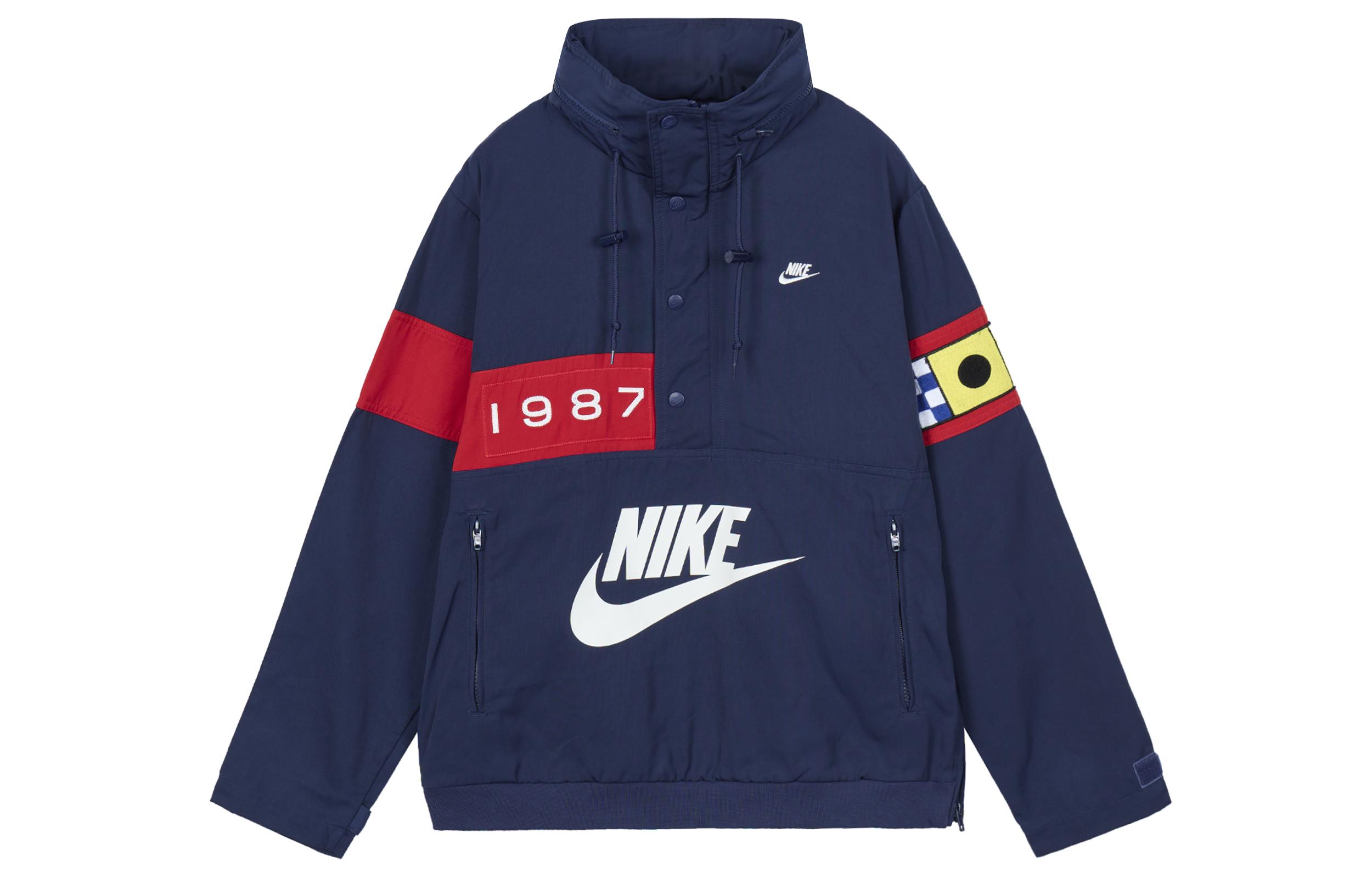 Nike Jackets Men s Dark Blue Hooded Moderate Other DA0367-410 L