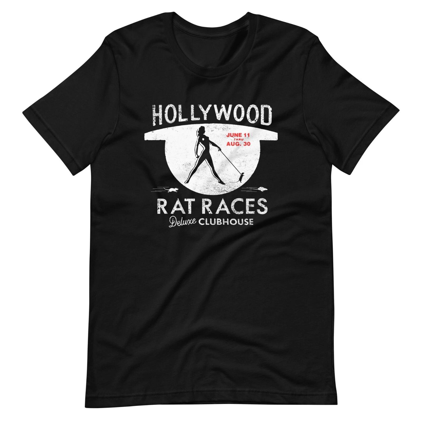 Vintage Retro T Shirt Hollywood Rat Races California Graphic Tee For Men Women S