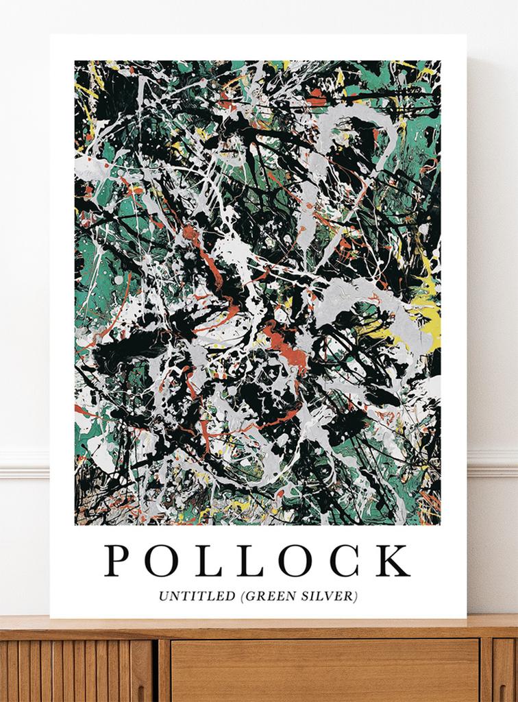 Plakat Jackson Pollock abstrakcja green