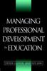Kniha Managing Professional Development In Education