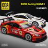 1:24 BMW M6 GT3 Super Sports Racing Alloy Metal Car Model Sound Light Choice Cool Chic Auto Collecting Hobby Gift With Boyfriend