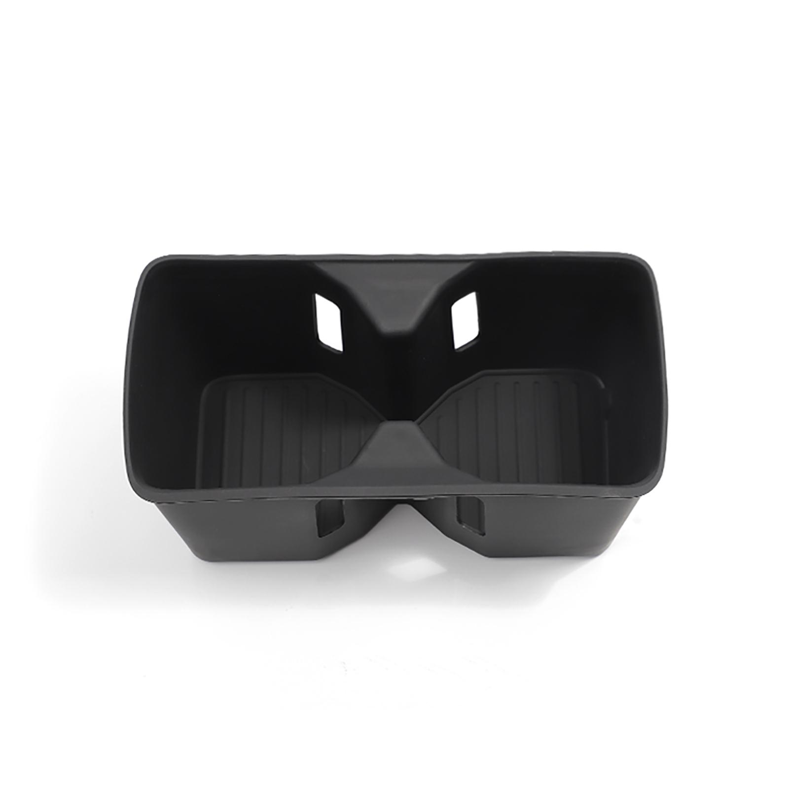 

для Hyundai Santa Fe 2025 Автомобильный держатель для стакана с водой Центральный пульт управления Держатель для напитков Силиконовый лоток для хранения Аксессуары для интерьера