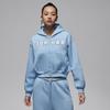 Jordan Air Sweatshirts Women's Blue Hooded Moderate