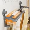 Taile AW838 Suction Cup Double Towel Rack & Storage Shelf