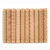 1PC Wooden Texture Rolling Pin Ceramic Pottery Art Embossed Rod Flower Pattern Mud Roll Roll Reliefs Clay Tools Stone DIY Baking