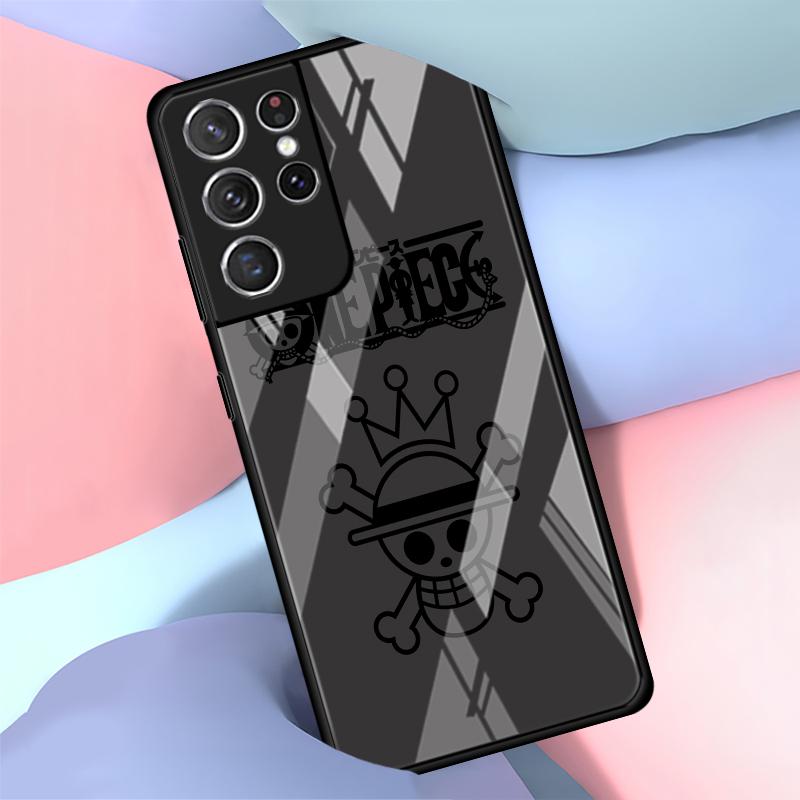 Anime OneS P-ieceS Logo Case for Samsung Galaxy S25 Note 10 20 8 9 S9 S23 Plus S10 S20 FE S24 Ultra S22 S21 S8 Phone Cover