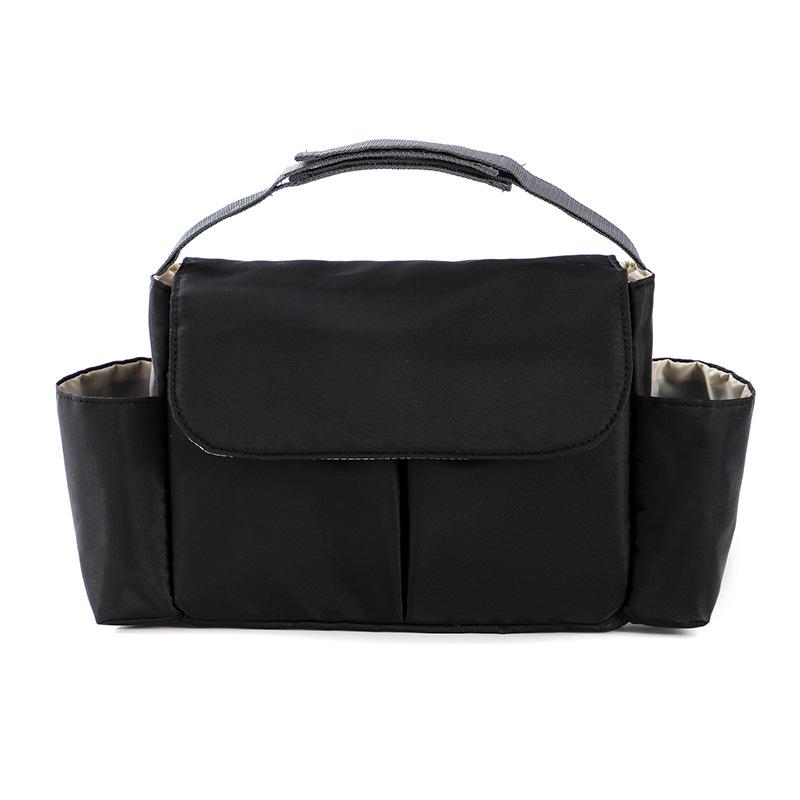 Waterproof Nylon Multifunctional Stroller Hanging Bag - Large Capacity Baby & Mom Storage Bag