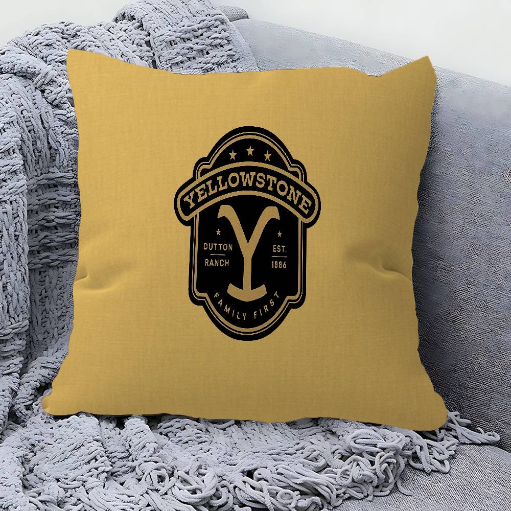Y-YellowstoneS pillow cover sofa cushion cover home room decoration children gift