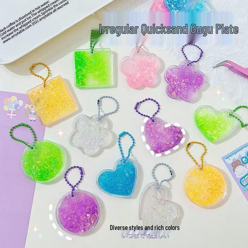 

Зыбучий песок Гука Кирпич Милая масляная тарелка DIY Песок Брелок для детей