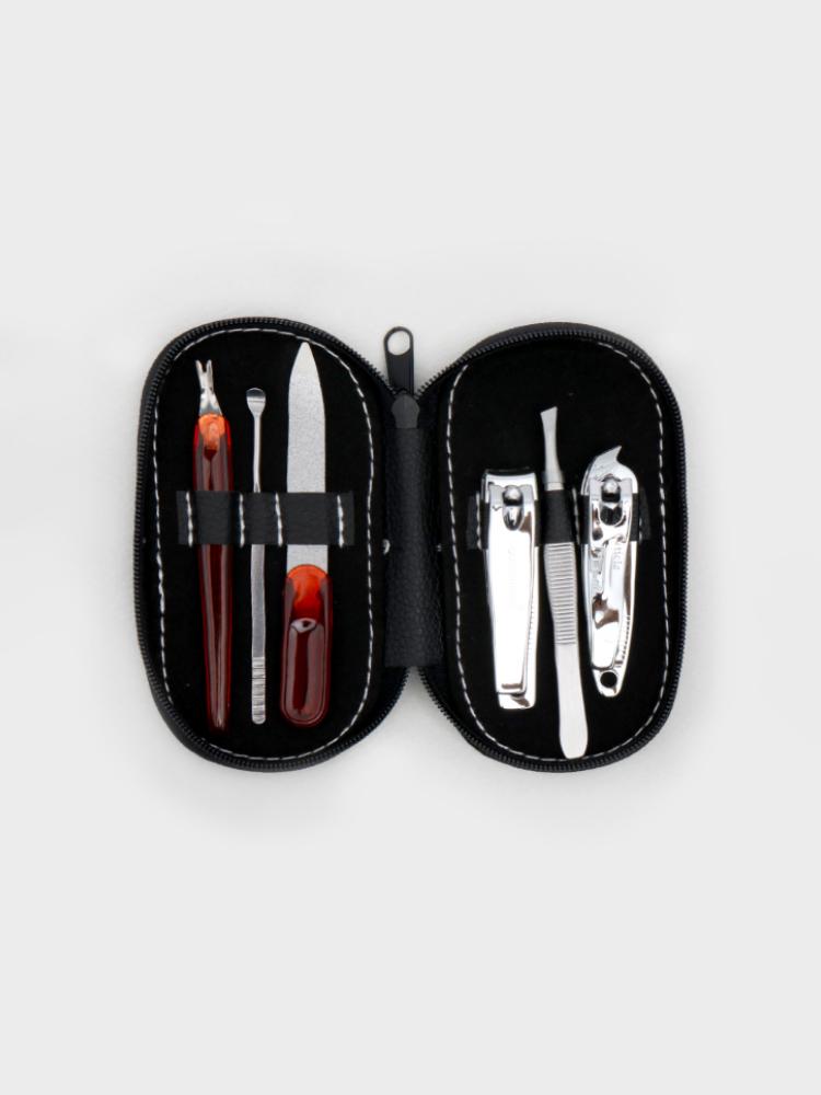 Faux Leather Case Nail Care Kit