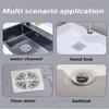 Disposable Hair Drain Catcher Mesh Anti-blocking Filter Floor Drains Sticker Shower Cover Kitchen Bathroom Sink Strainer Stopper