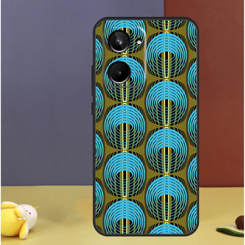 African Prints Fabric For Realme C71 C75 C55 C53 C67 C61 C33 C63 C51 C65 15 GT7 Pro 10 11 12 13 14 Pro Plus Case
