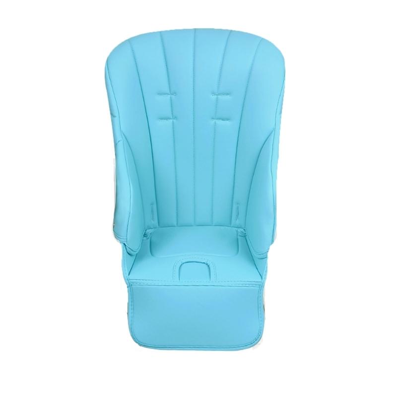 Stilvoller Babynahrungsstuhl Sitzschoner Verbessert das Essen Kratzfest Verschüttungsfest PU-Leder Kissenbezug