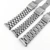 22mm Stainless Steel Strap for Casio Duro MDV-107-1A MDV-106 Marlin Men Diving Curved End Solid Metal Watch Bracelet Band Belt