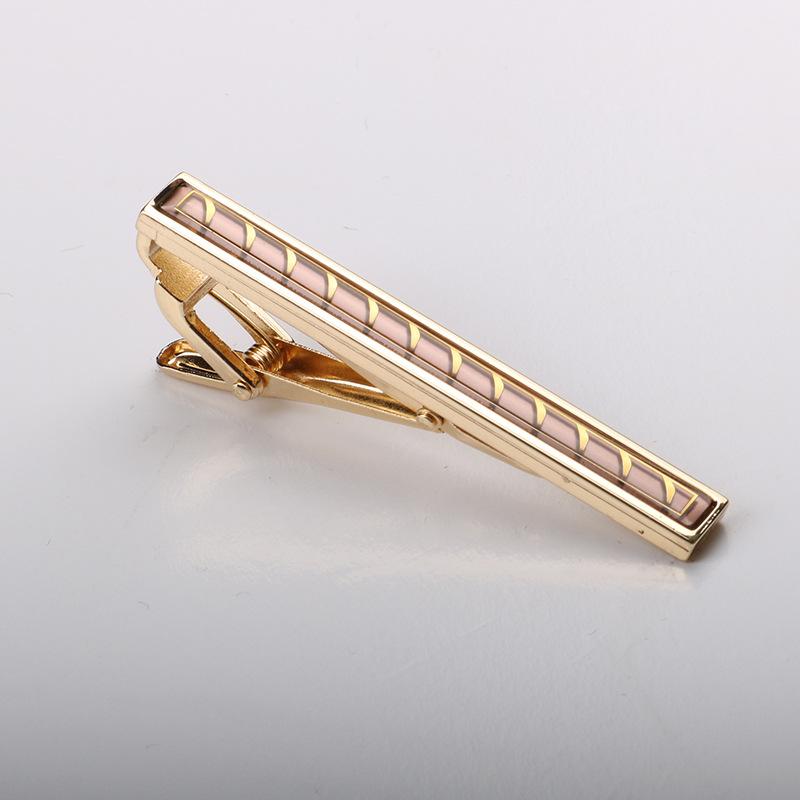 Tie Clip Brushed Collar Clip Men'S Formal Business Gold Silver High-End Metal Clip