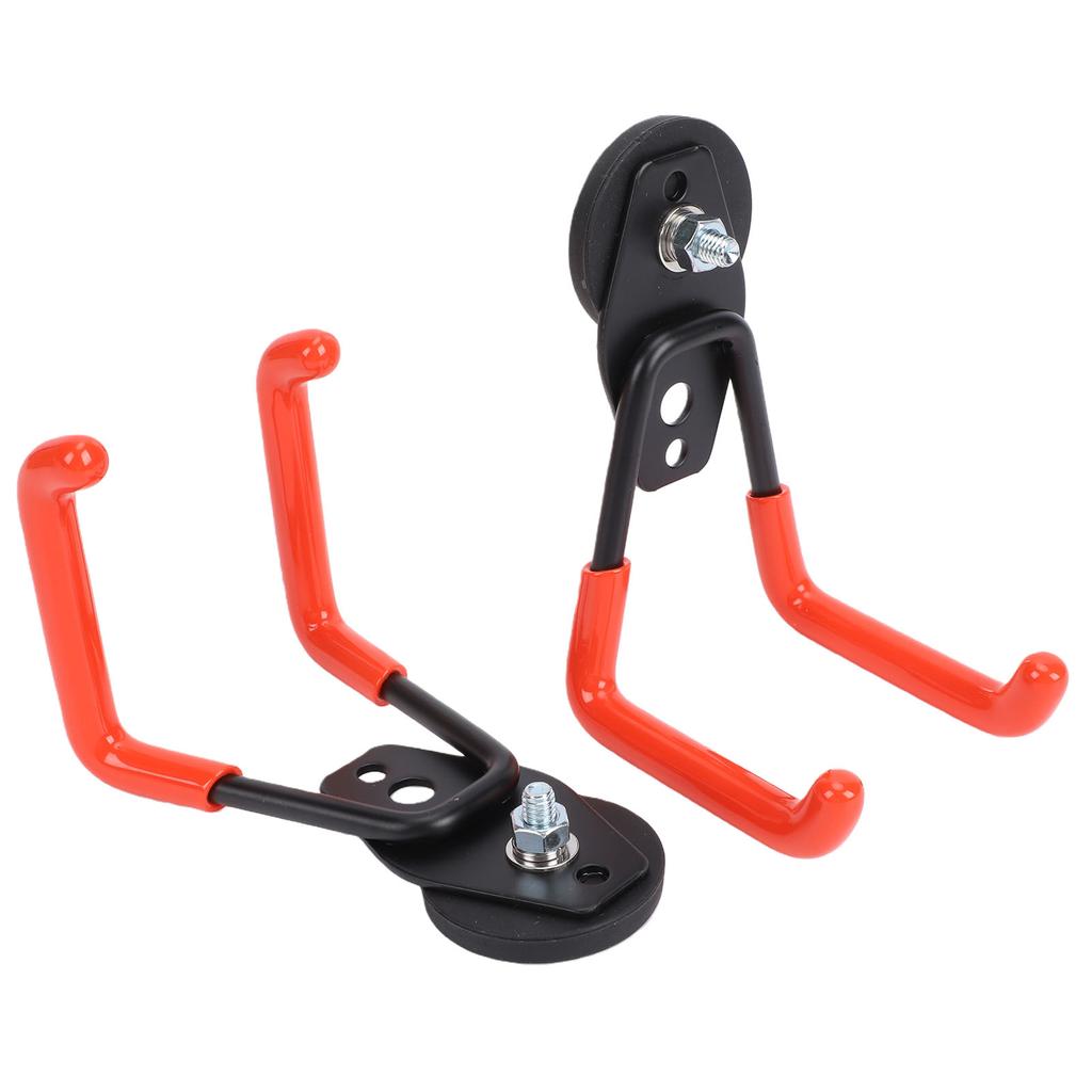 2 Pcs Open Hooks Slip Resistance Heavy Duty Large Magnet Garage Hooks with PVC Coating