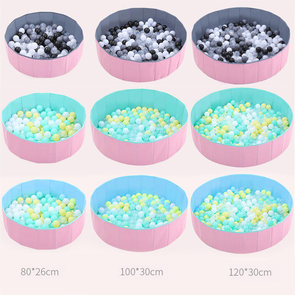 Baby Ball Pool Foldable Infant Ball Pits Ball Pool Ocean Balls For Dry Pool Washable Playpen Toy Folding Fence Kids Toys