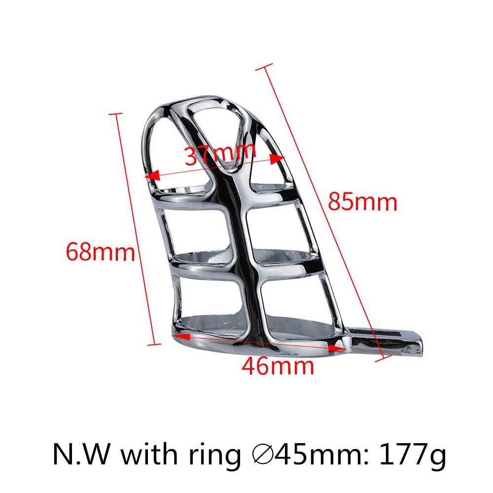 MoDi BDSM sexuální hračka pro muže zařízení cudnosti zámek penisu erotické otroctví manžel věrnost Big Metal Cock Cage Gay