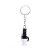 Funny Pvc Cat Keychain Toilet Shape Design Color Options For Cat Lovers Bag Car Key Decor