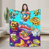 Super Soft Super Zings Throw Blanket Premium Flannel Fleece Lightweight Funny Superzings Bed Blanket Cozy Fluffy Blankets