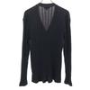 Emporio Armani 90s Made In Italy Old Long Sleeve Knit Cardigan 48 Black Men's Used